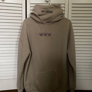 Hoodie with built in face mask